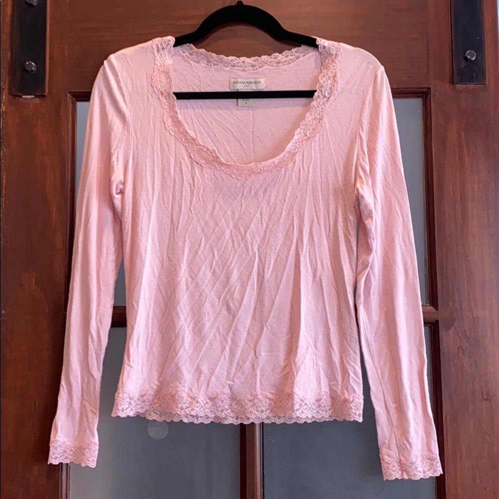 Pink Long Sleeve Shirt